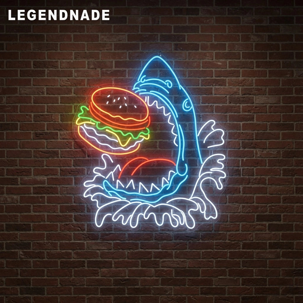 Legendnade Burgers Wall Decor LED Neon Sign - 01 Original Product Image