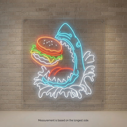 Legendnade Burgers Wall Decor LED Neon Sign - 04 Size Image