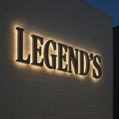 Legends 3D Backlit Channel Letters Led Light Sign - Shineneon