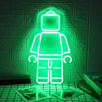 Lego Man Lego Guy Lego Boy Led Neon Sign For Kids | Shineneon