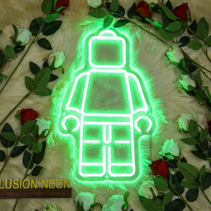 Lego Man Lego Guy Lego Boy Led Neon Sign For Kids | Shineneon