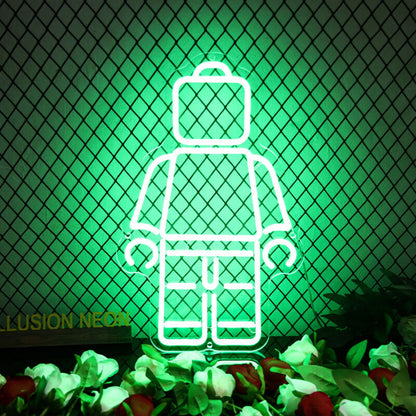 Lego Man Lego Guy Lego Boy Led Neon Sign For Kids | Shineneon