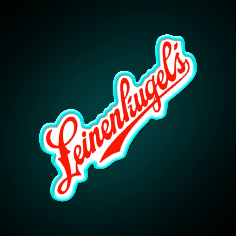 Leinenkugels Beer Red Beer Bar Decor Led Neon Sign Rgb Color - Size and dimension reference