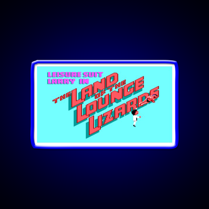 Leisure Suit Larry Ega Man Cave Bar Led Neon Sign Rgb Color