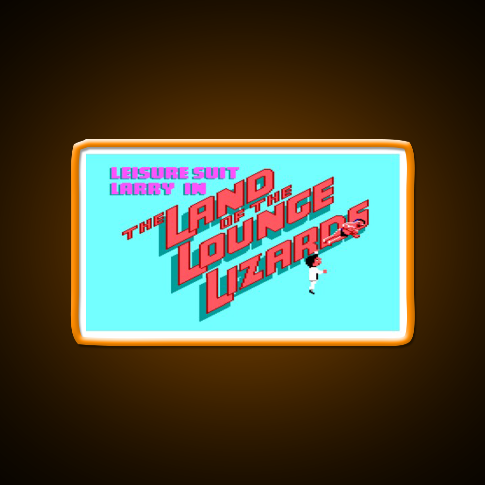 Leisure Suit Larry Ega Man Cave Bar Led Neon Sign Rgb Color