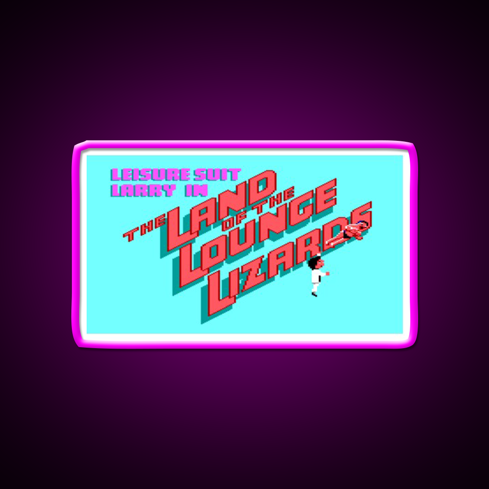 Leisure Suit Larry Ega Man Cave Bar Led Neon Sign Rgb Color