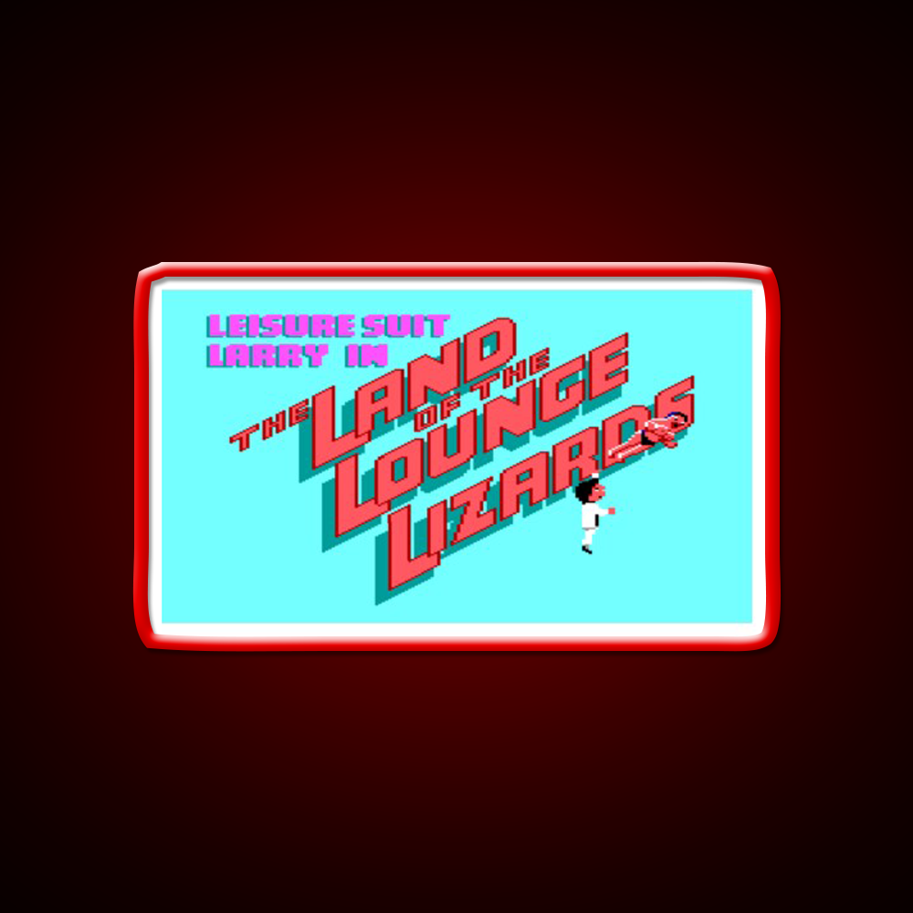Leisure Suit Larry Ega Man Cave Bar Led Neon Sign Rgb Color