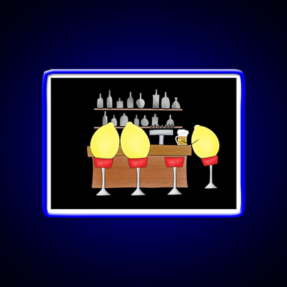 Lemon Bar Man Cave Bar Led Neon Sign Rgb Color