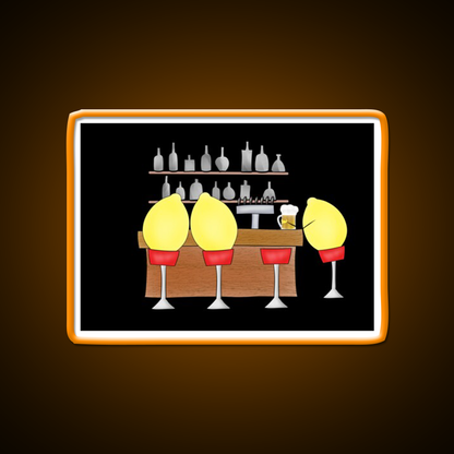 Lemon Bar Man Cave Bar Led Neon Sign Rgb Color