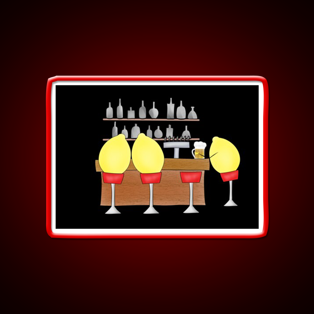 Lemon Bar Man Cave Bar Led Neon Sign Rgb Color