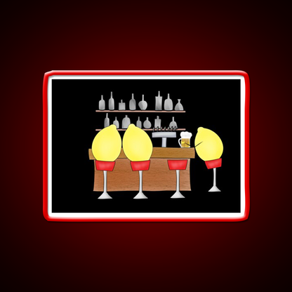 Lemon Bar Man Cave Bar Led Neon Sign Rgb Color