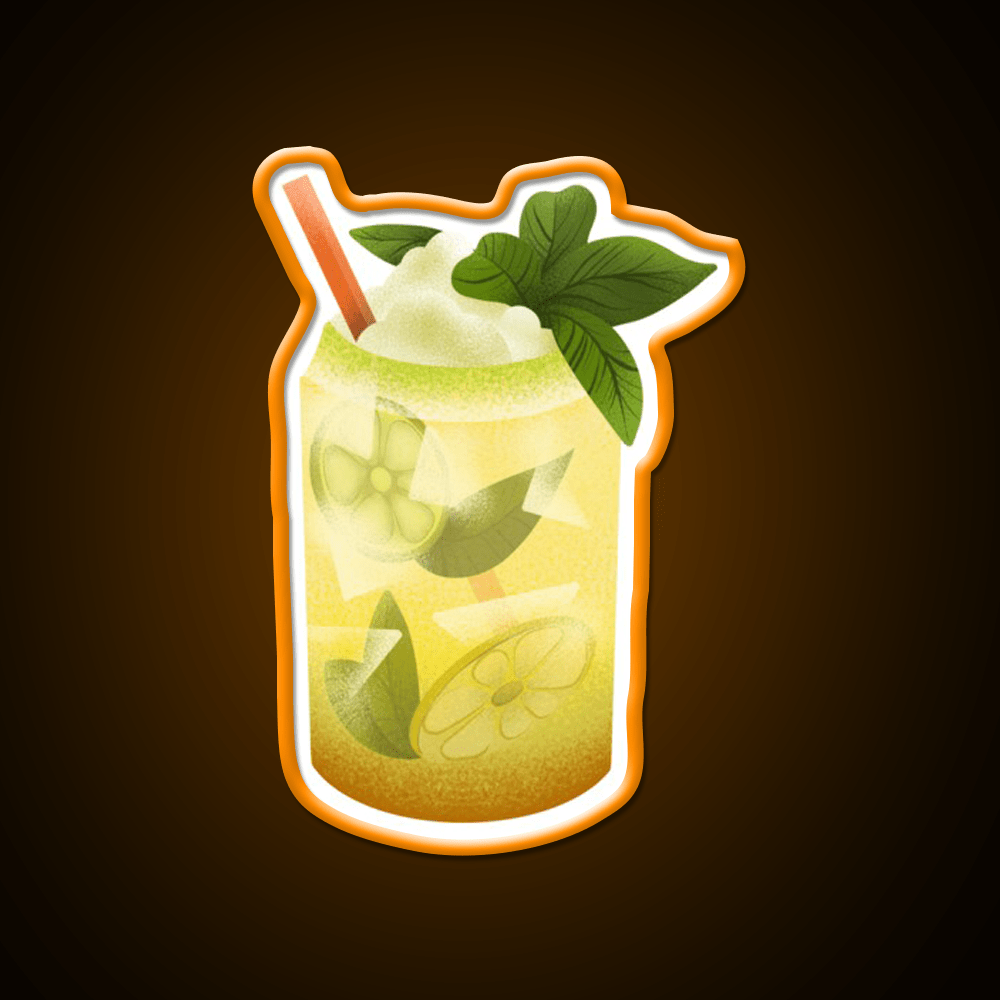 Lemon Cocktail Bar Decor Led Neon Sign Rgb Color - Shineneon