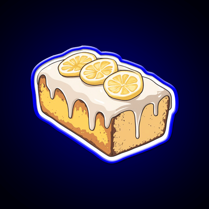 Lemon Drizzle Cake Snack Food Led Neon Sign For Snack Room Rgb Color - Shineneon