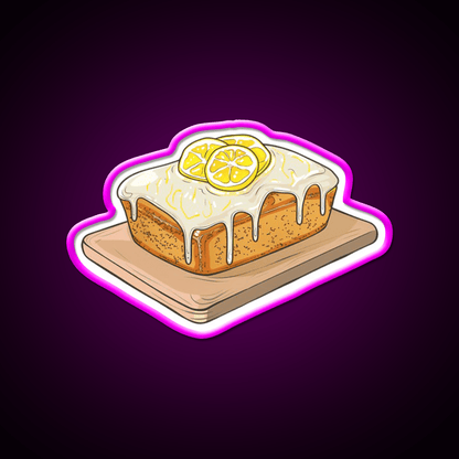 Lemon Drizzle Cake Snack Food Led Neon Sign Rgb Color - Shineneon