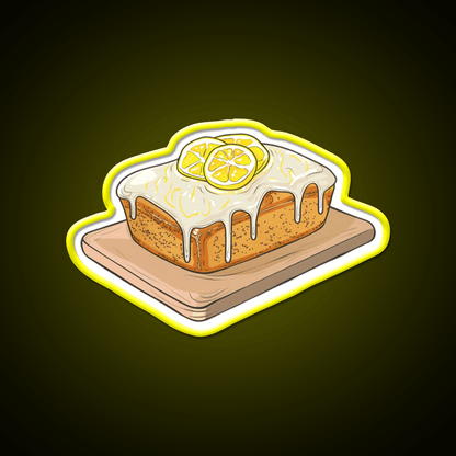 Lemon Drizzle Cake Snack Food Led Neon Sign Rgb Color - Shineneon