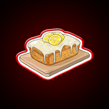 Lemon Drizzle Cake Snack Food Led Neon Sign Rgb Color - Shineneon
