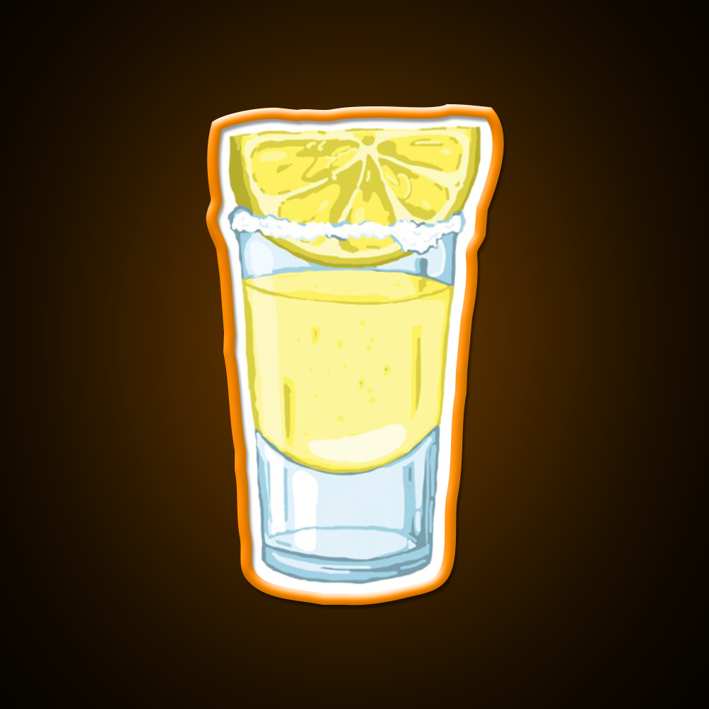 Lemon Drop Shot Cocktail Bar Decor Led Neon Sign Rgb Color - LED neon sign view 6