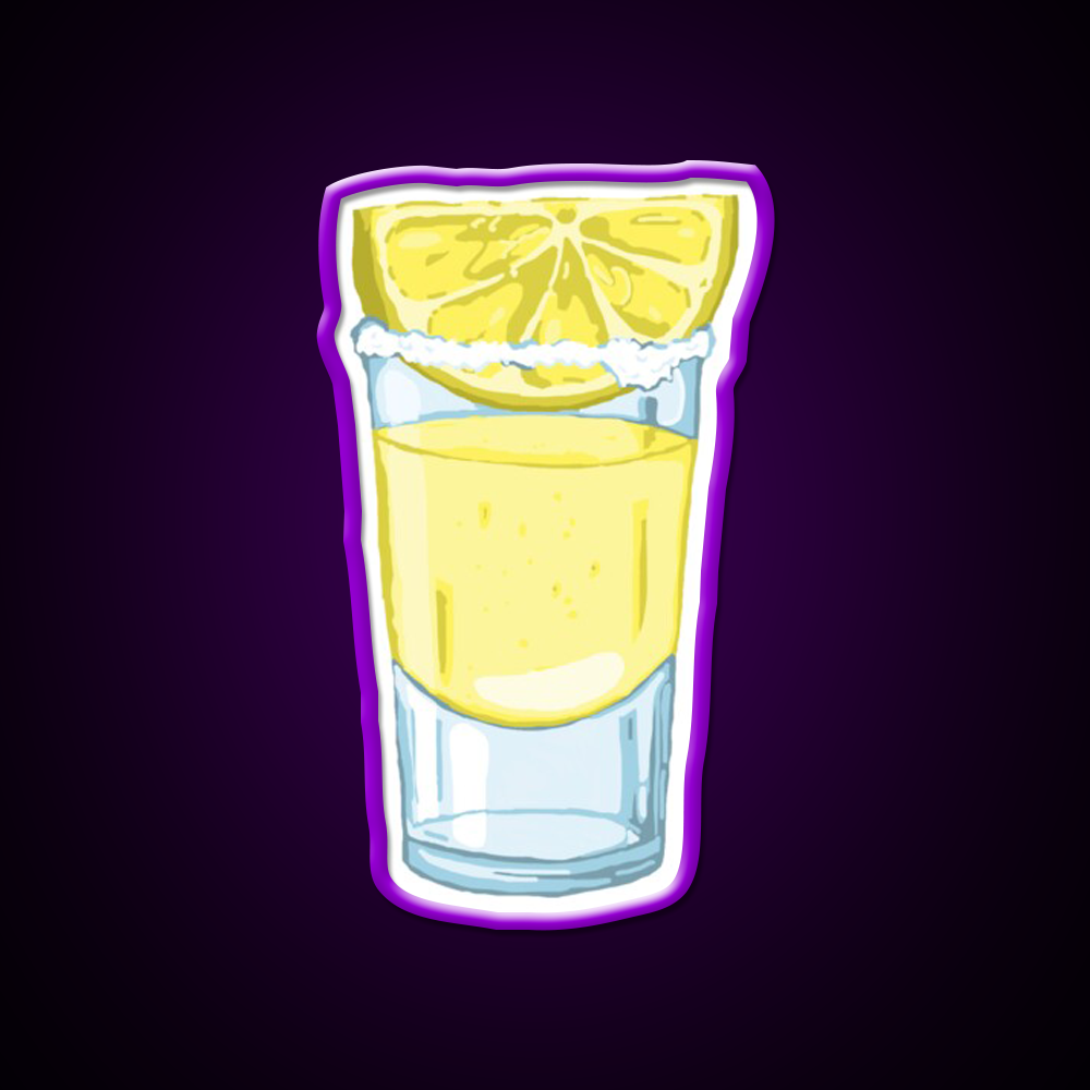 Lemon Drop Shot Cocktail Bar Decor Led Neon Sign Rgb Color - LED neon sign view 9