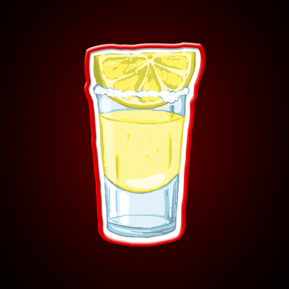 Lemon Drop Shot Cocktail Bar Decor Led Neon Sign Rgb Color - Shineneon