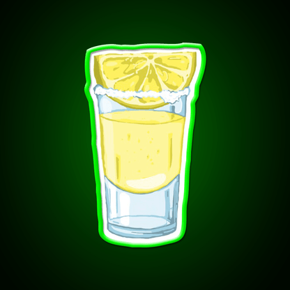 Lemon Drop Shot Cocktail Bar Decor Led Neon Sign Rgb Color - Shineneon