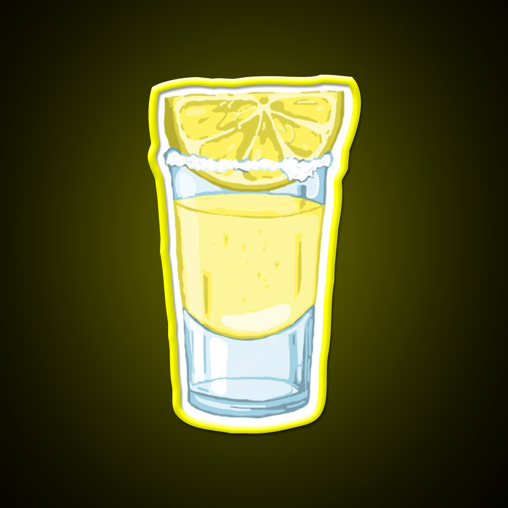 Lemon Drop Shot Cocktail Bar Decor Led Neon Sign Rgb Color - LED neon sign view 7
