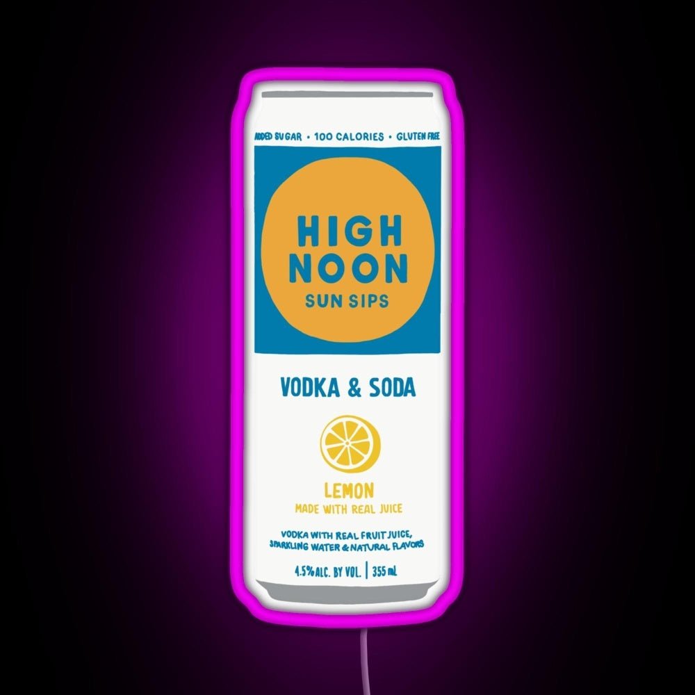 Lemon High Noon Rgb Led Neon Sign Pop Wall Art - Shineneon