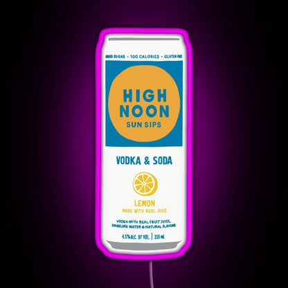 Lemon High Noon Rgb Led Neon Sign Pop Wall Art - Shineneon