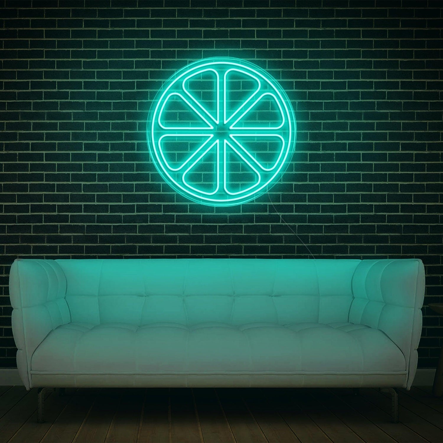Lemon Slice Warm Yellow Led Neon Sign For Home Cafe Decor | Shineneon