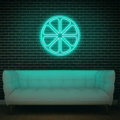 Lemon Slice Warm Yellow Led Neon Sign For Home Cafe Decor | Shineneon