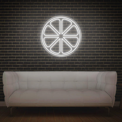 Lemon Slice Warm Yellow Led Neon Sign For Home Cafe Decor | Shineneon