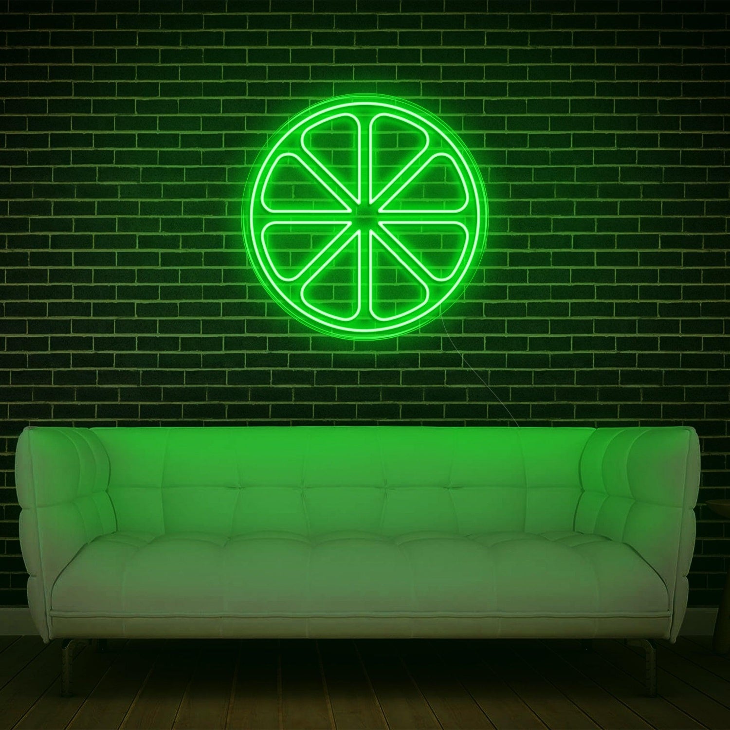 Lemon Slice Warm Yellow Led Neon Sign For Home Cafe Decor | Shineneon