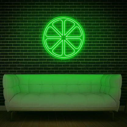Lemon Slice Warm Yellow Led Neon Sign For Home Cafe Decor | Shineneon