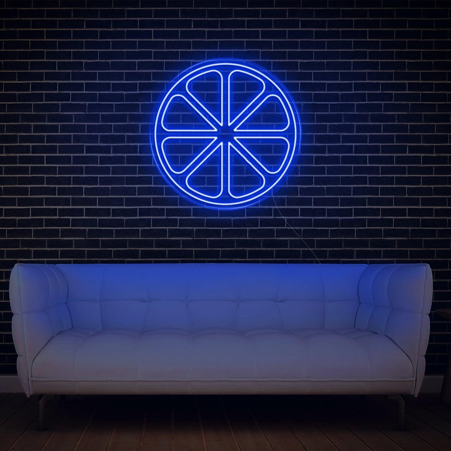 Lemon Slice Warm Yellow Led Neon Sign For Home Cafe Decor | Shineneon