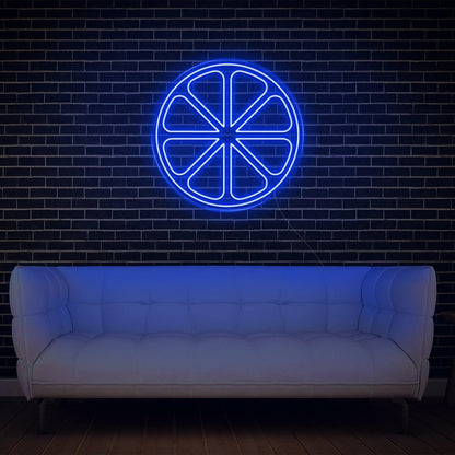 Lemon Slice Warm Yellow Led Neon Sign For Home Cafe Decor | Shineneon