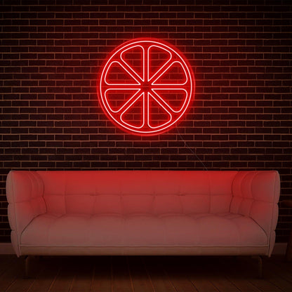 Lemon Slice Warm Yellow Led Neon Sign For Home Cafe Decor | Shineneon