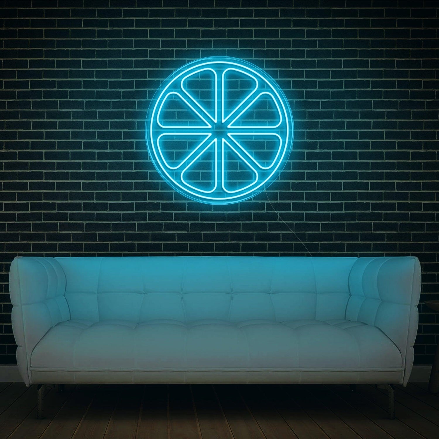 Lemon Slice Warm Yellow Led Neon Sign For Home Cafe Decor | Shineneon