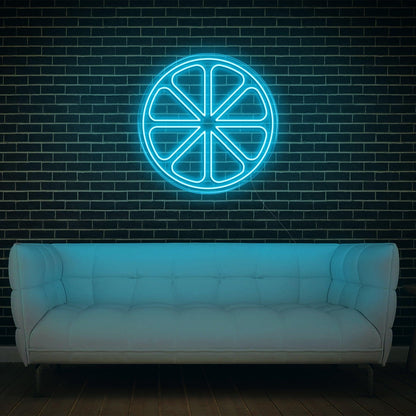 Lemon Slice Warm Yellow Led Neon Sign For Home Cafe Decor | Shineneon