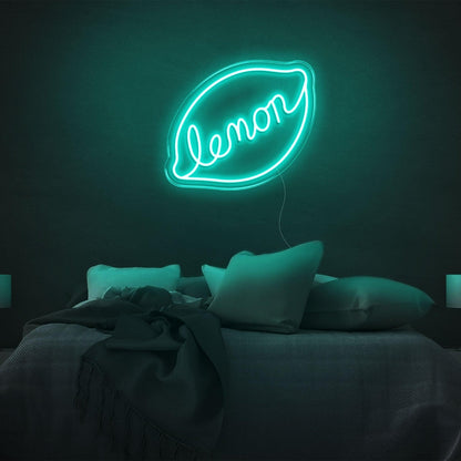 Lemon Slice Yellow Led Neon Sign For Bedroom Wall Art | Shineneon