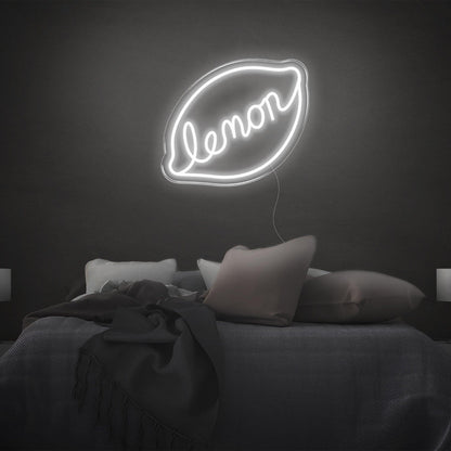Lemon Slice Yellow Led Neon Sign For Bedroom Wall Art | Shineneon