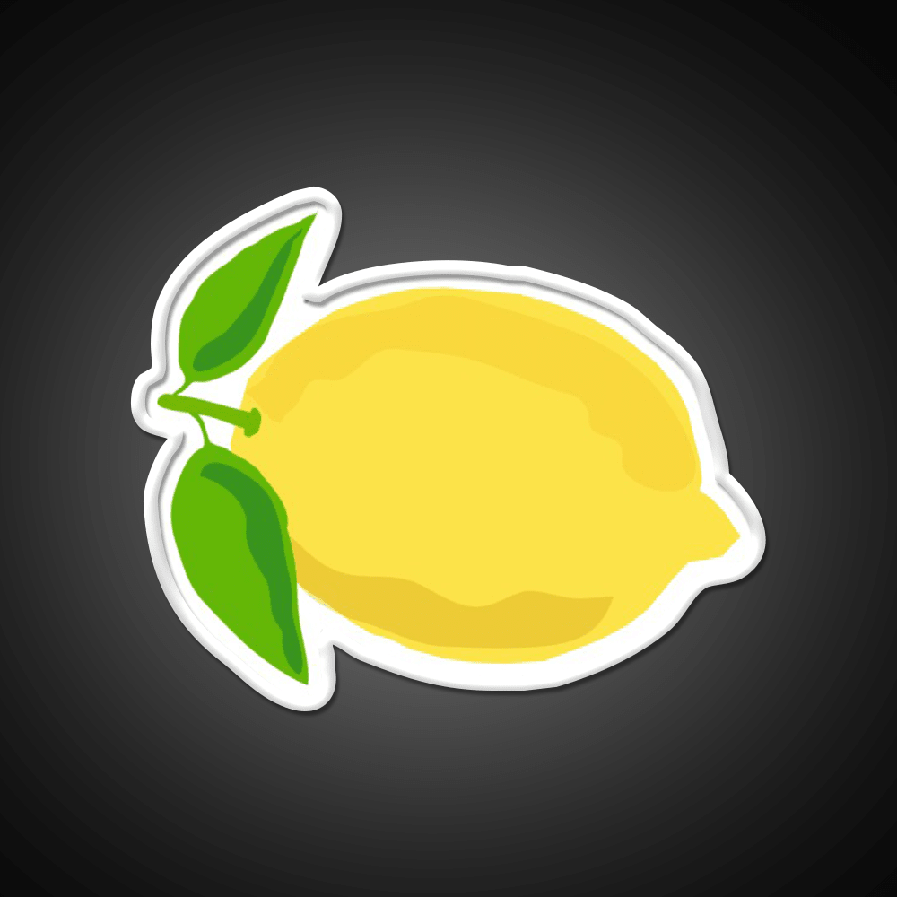 Lemon Snack Food Led Neon Sign Rgb Color - Shineneon