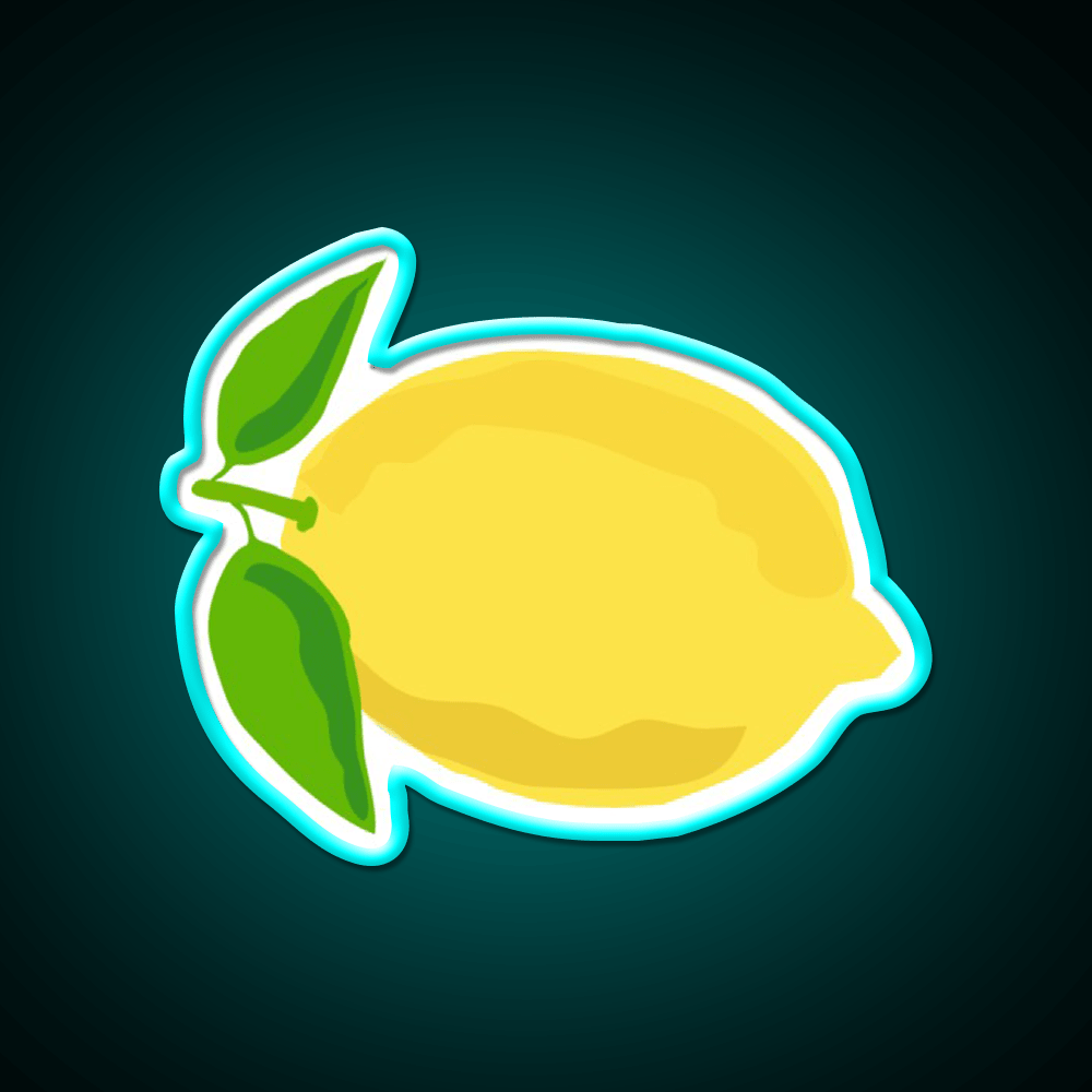Lemon Snack Food Led Neon Sign Rgb Color - Shineneon