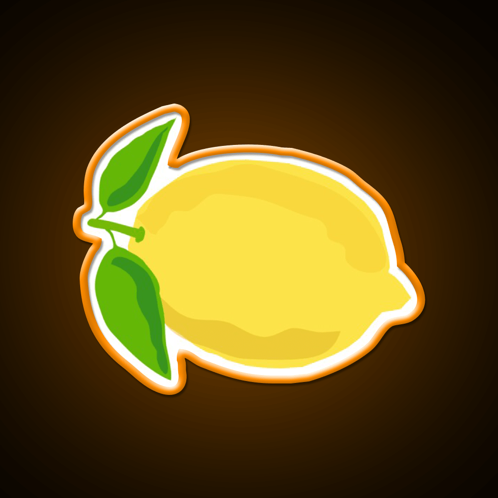 Lemon Snack Food Led Neon Sign Rgb Color - Shineneon