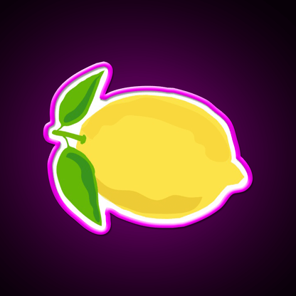 Lemon Snack Food Led Neon Sign Rgb Color - Shineneon