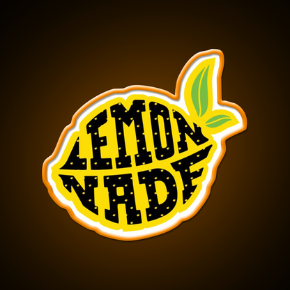 Lemonade Hemp Inspired Green Leaf Led Neon Sign Rgb Color - LED neon sign view 6