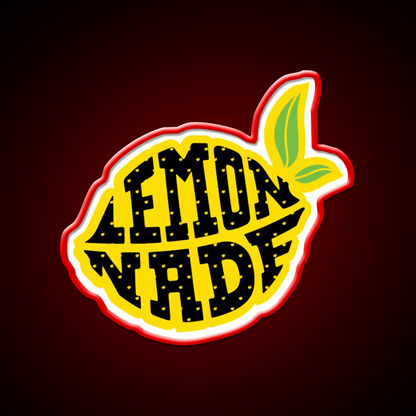 Lemonade Hemp Inspired Green Leaf Led Neon Sign Rgb Color - Shineneon