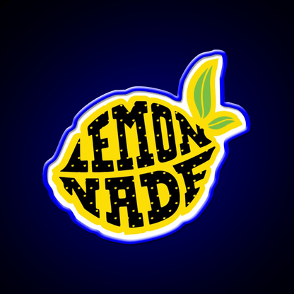 Lemonade Hemp Inspired Green Leaf Led Neon Sign Rgb Color - Shineneon