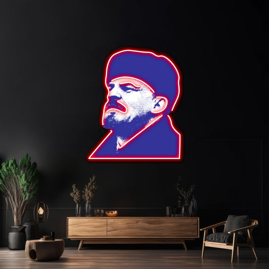 Lenin Artwork Led Neon