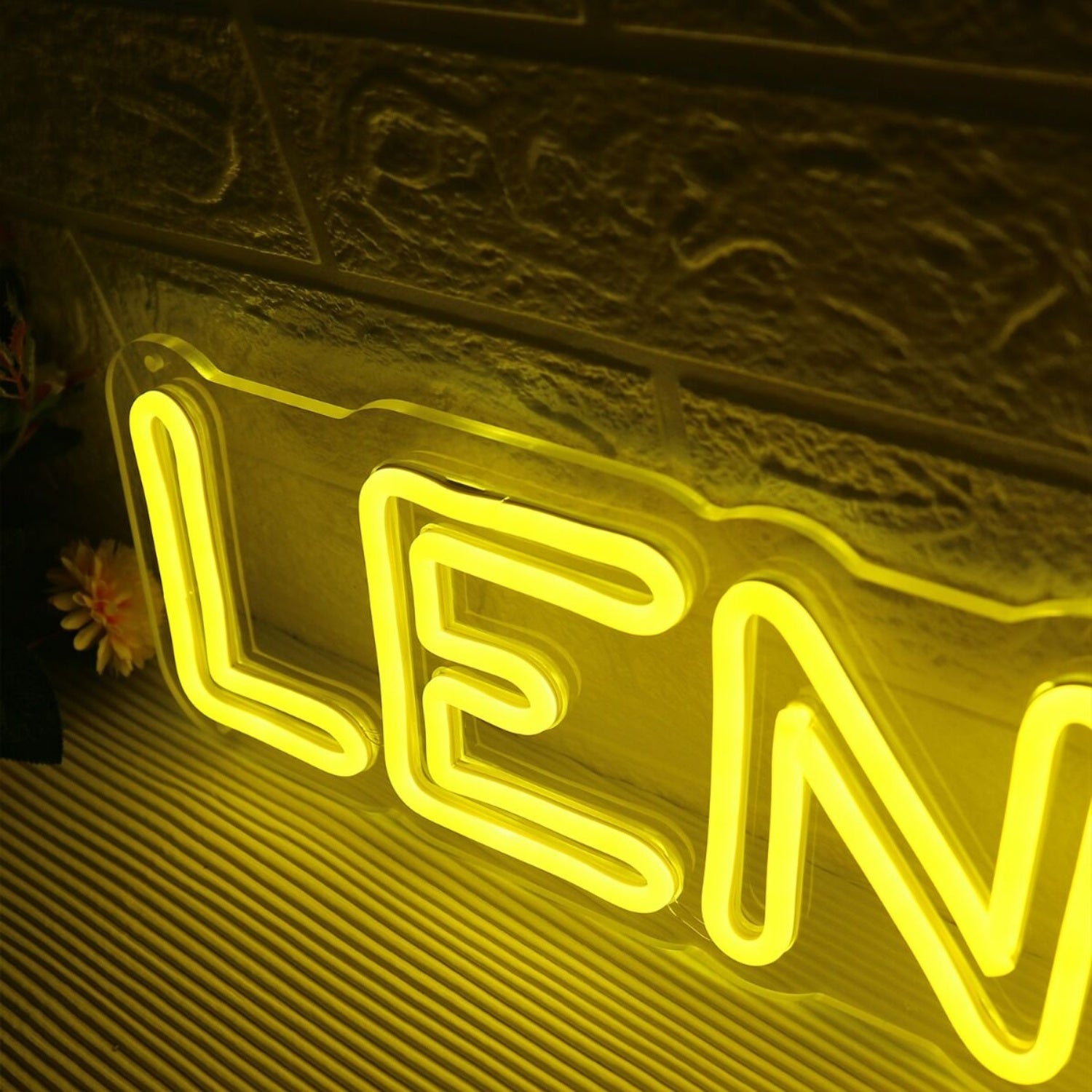 Lennon Yellow Led Neon Sign - Shineneon
