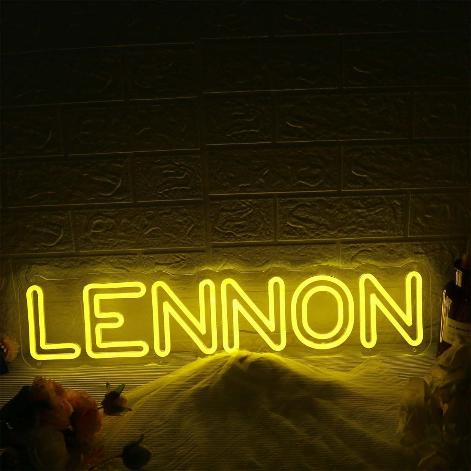 Lennon Yellow Led Neon Sign - Shineneon
