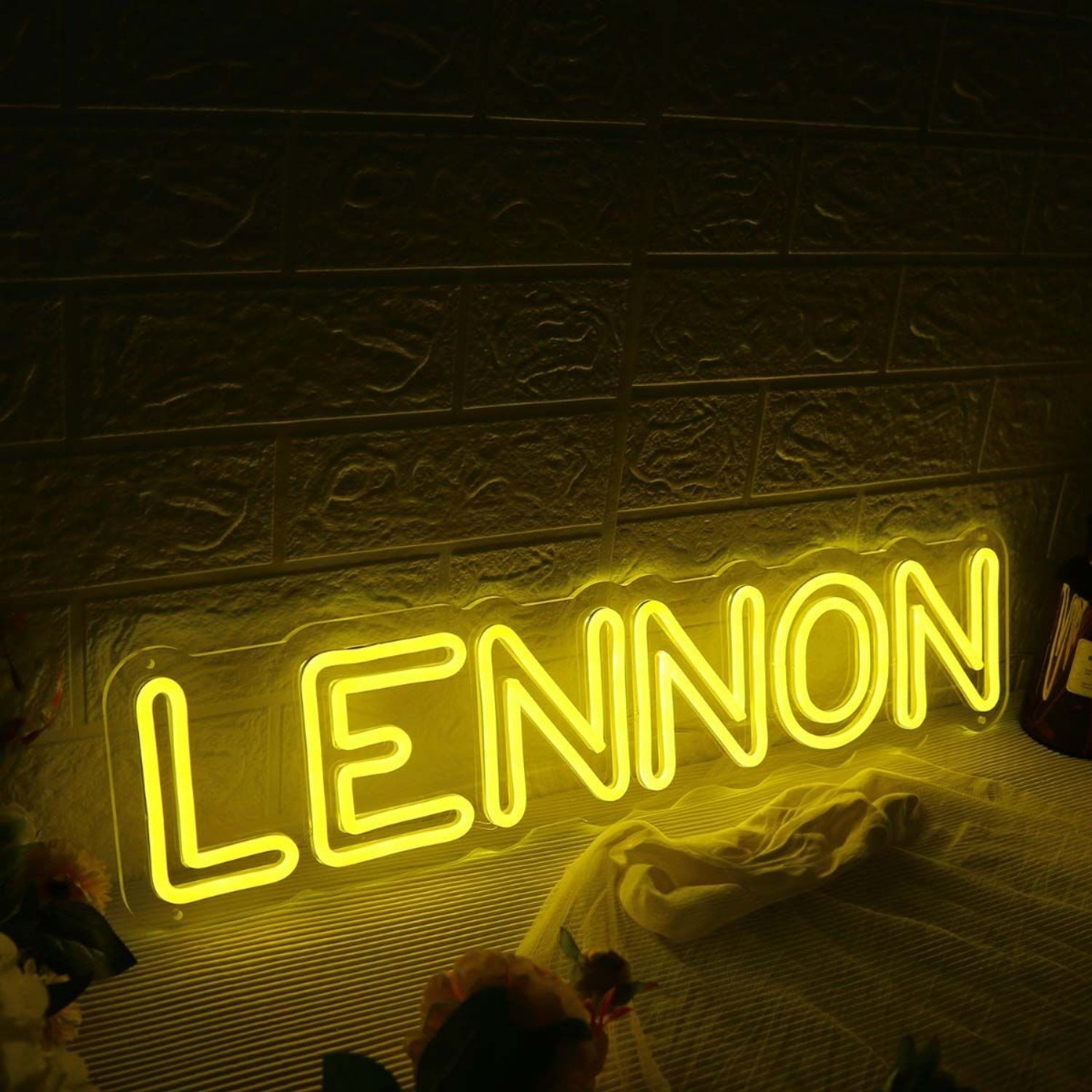 Lennon Yellow Led Neon Sign - Shineneon